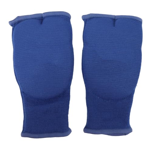 Gel-Material Boxhandschuhe Handbandagen Männer Frauen Kickboxen Kampftraining mit Integrierter Nylonstruktur für das Boxen (Blue) von Alomejor