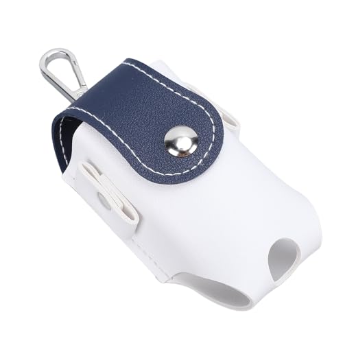 Golfball-Hüfttasche aus PU-Leder, Tragbar, Multifunktional, mit Schnallenverschluss für 2 Bälle (Blue) von Alomejor