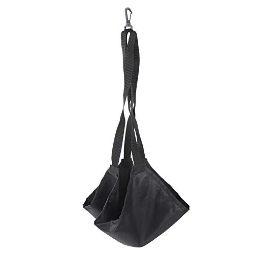 Schwimmen Widerstandsgürtel Schwimmen Kraftgürtel mit Schwimm Fallschirm Schwimmgürtel-Widerstandsgurt mit Netztasche(schwarz) von Alomejor