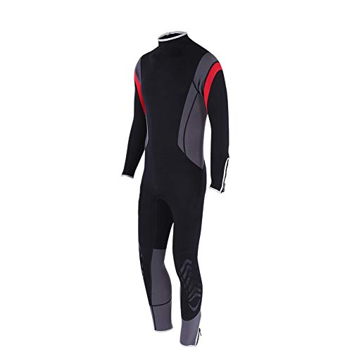 Tauchanzug 2,5 mm Männer UV-Schutz Thermo Neopren Neoprenanzug zum Surfen Tauchen Schnorcheln(XL) Tauchen von Alomejor