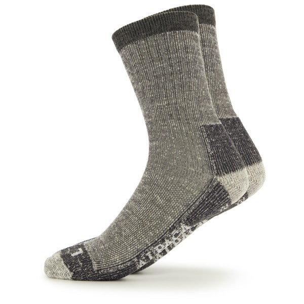 Alpacasocks&Co - Merino Hiking 2-Pack - Wandersocken Gr 36-39 grau von Alpacasocks&Co