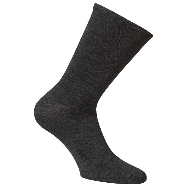 Alpacasocks&Co - Merino Lifestyle - Merinosocken Gr 42-45 schwarz von Alpacasocks&Co