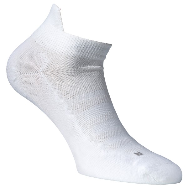 Alpacasocks&Co - Sport/Running 2-Pack - Multifunktionssocken Gr 45-48 - Ankle weiß/grau von Alpacasocks&Co