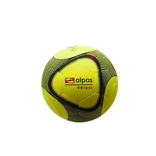 alpas Indoor Velour Hallenball/Hallenfußball/Indoorfußball in Gr. 4 oder 5, Größe: Größe 5 von alpas