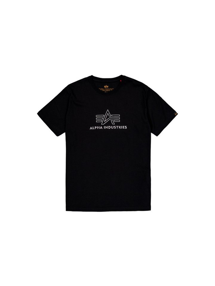 Alpha Industries T-Shirt Alpha Industries Men - T-Shirts Basic Mid Logo TPU T-Shirt von Alpha Industries