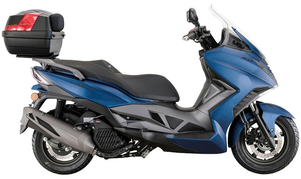Alpha Motors Motorroller Sport Cruiser 22, 125 ccm, 95 km/h, Euro 5+, (Spar-Set, mit Topcase), mit Lenkerschloss von Alpha Motors