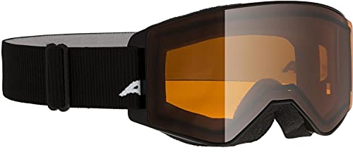 Alpina Sports Narkoja DH Skibrille Kunststoff/Polycarbonat Schwarz-Orange 100% UV-Schutz, A7264 1 31 von ALPINA