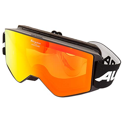 Alpina Nakiska Hm Fahrradbrille, schwarz/orange (704), 0, Einheitsgröße von ALPINA