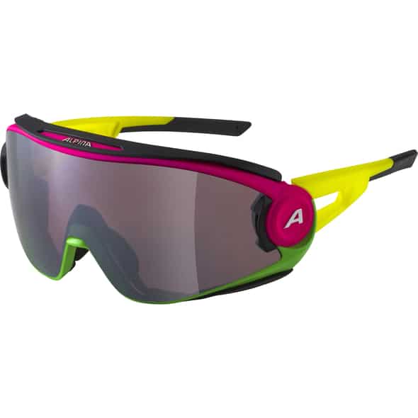 Alpina 5W1NG QpCM Herren Sonnenbrille (Bunt One Size) Sportbrillen von Alpina