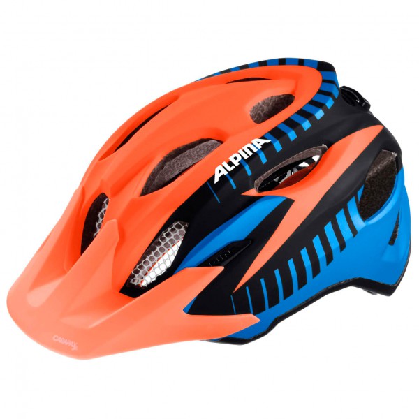 Alpina - Carapax Junior - Radhelm Gr 51-56 cm blau;grau;orange;rosa;weiß von Alpina