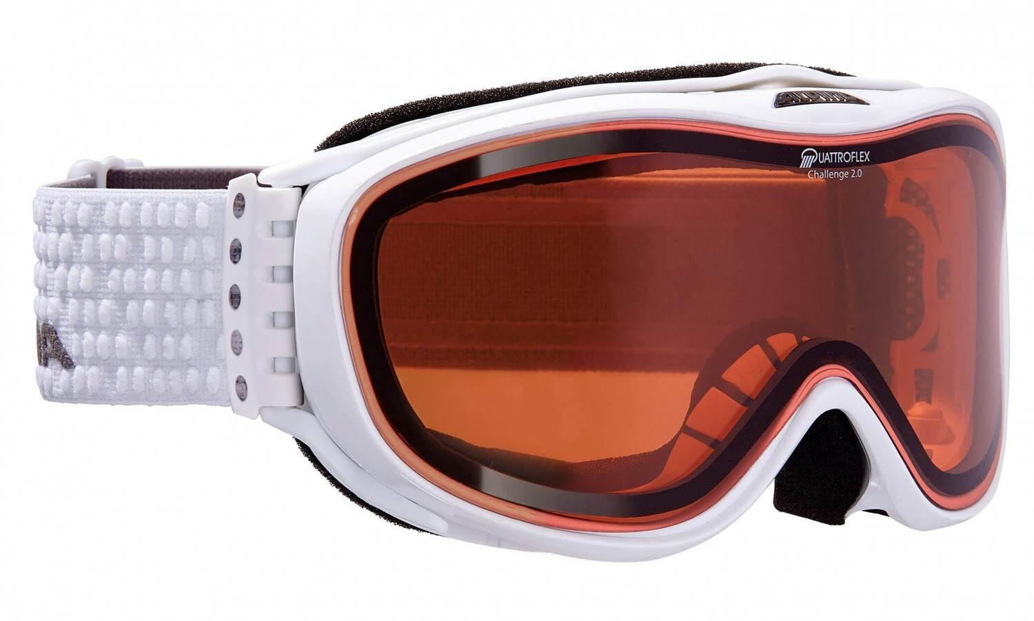 Alpina Challenge 2.0 Skibrille (011 weiß, Scheibe: QUATTROFLEX Hicon (S2)) von Alpina
