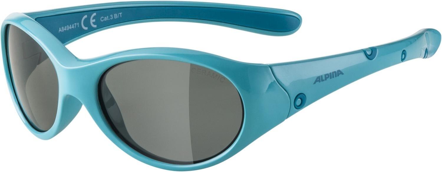 Alpina Flexxy Girl Sonnenbrille (471 turquoise, Ceramic, Scheibe: black (S3)) von Alpina