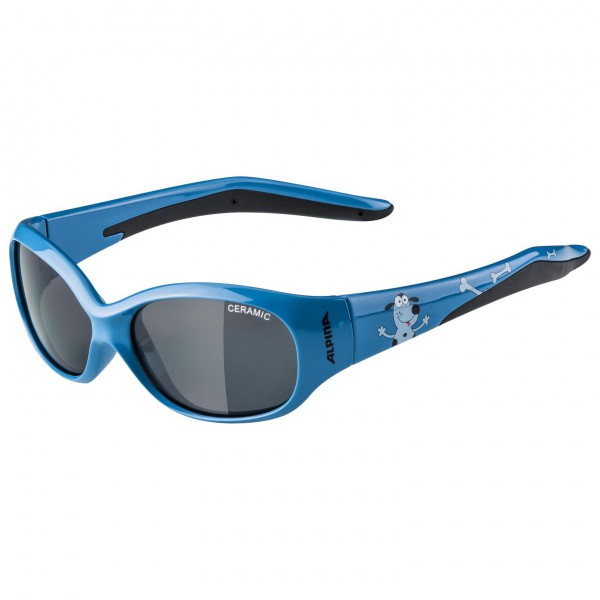 Alpina - Flexxy Kids Black S3 - Sonnenbrille blau;grau;grün von Alpina