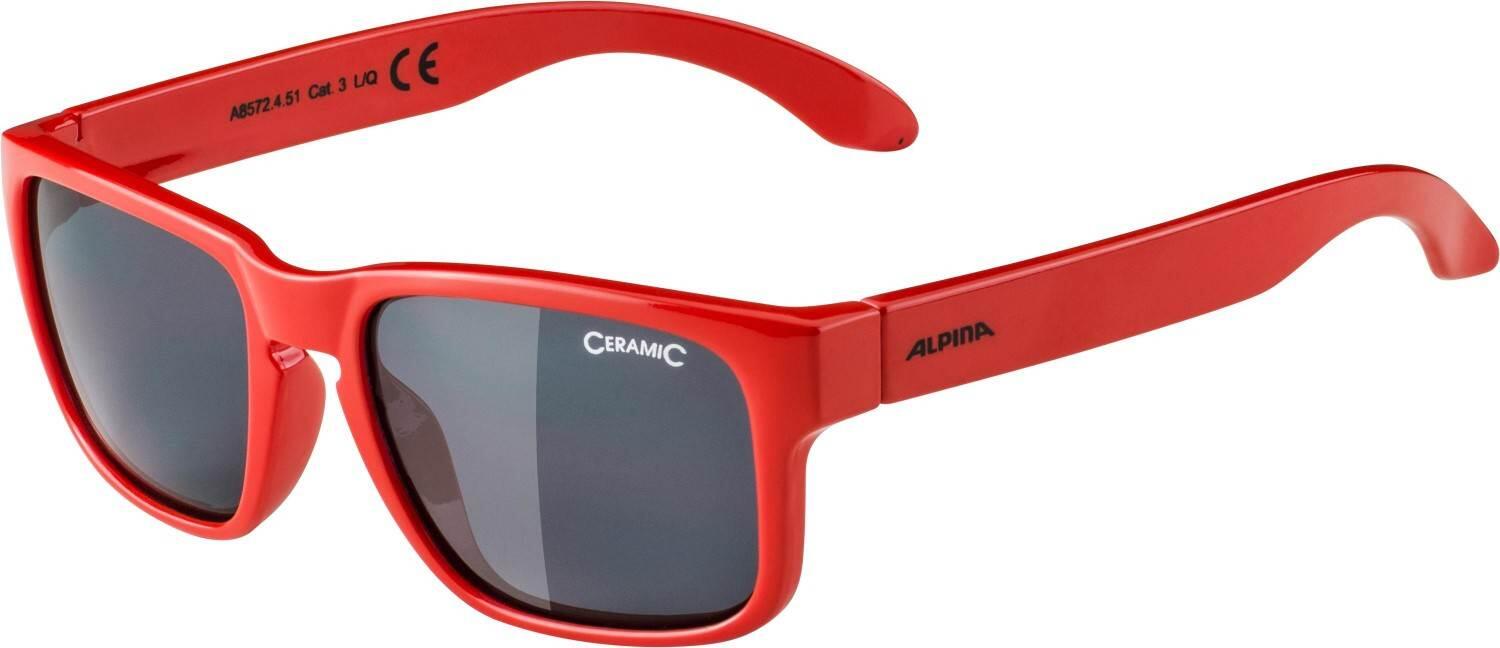 Alpina Mitzo Sonnenbrille (Farbe: 451 red, Ceramic, Scheibe: black (S3)) von Alpina