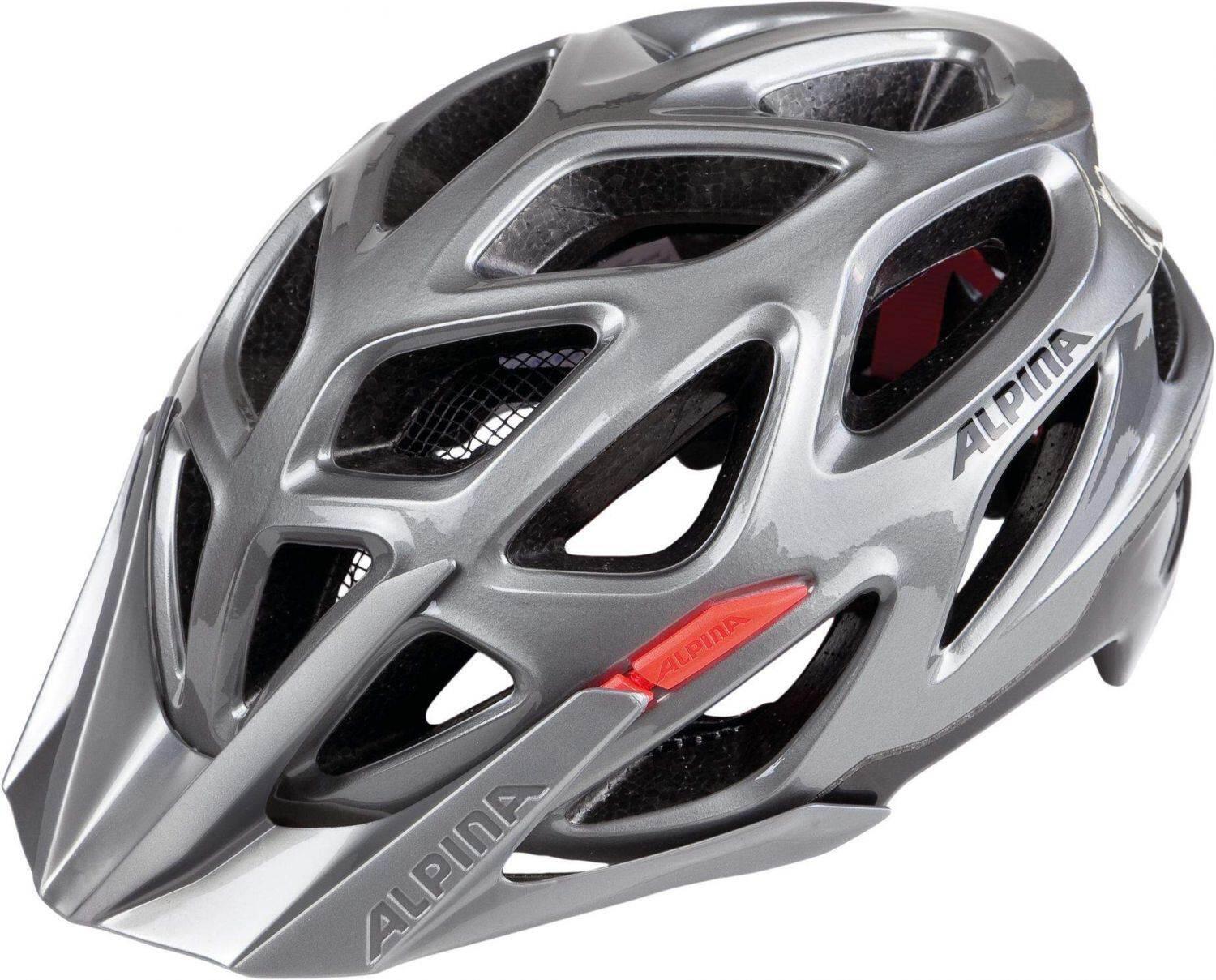 Alpina Mythos 3.0 Fahrradhelm (59-64 cm, 33 darksilver/black/red gloss) von Alpina