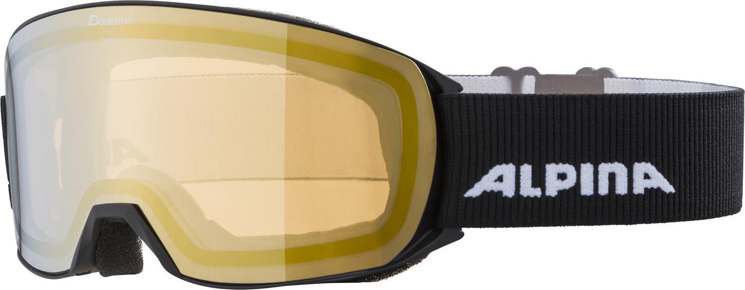 Alpina Nakiska HM Skibille (831 black, Scheibe: Q-Lite gold (S1)) von Alpina