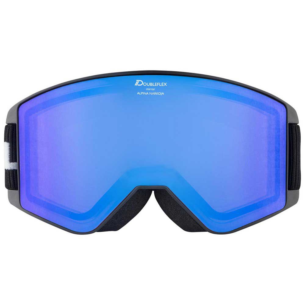 Alpina Snow Narkoja Q Lite Ski Goggles Blau Mirror Blue/CAT2 von Alpina Snow