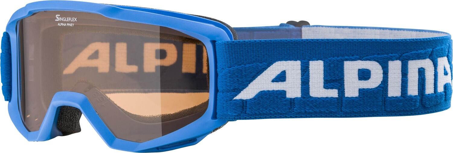 Alpina Piney SH Skibrille (Farbe: 481 blue matt, Scheibe: SINGLEFLEX (S2)) von Alpina