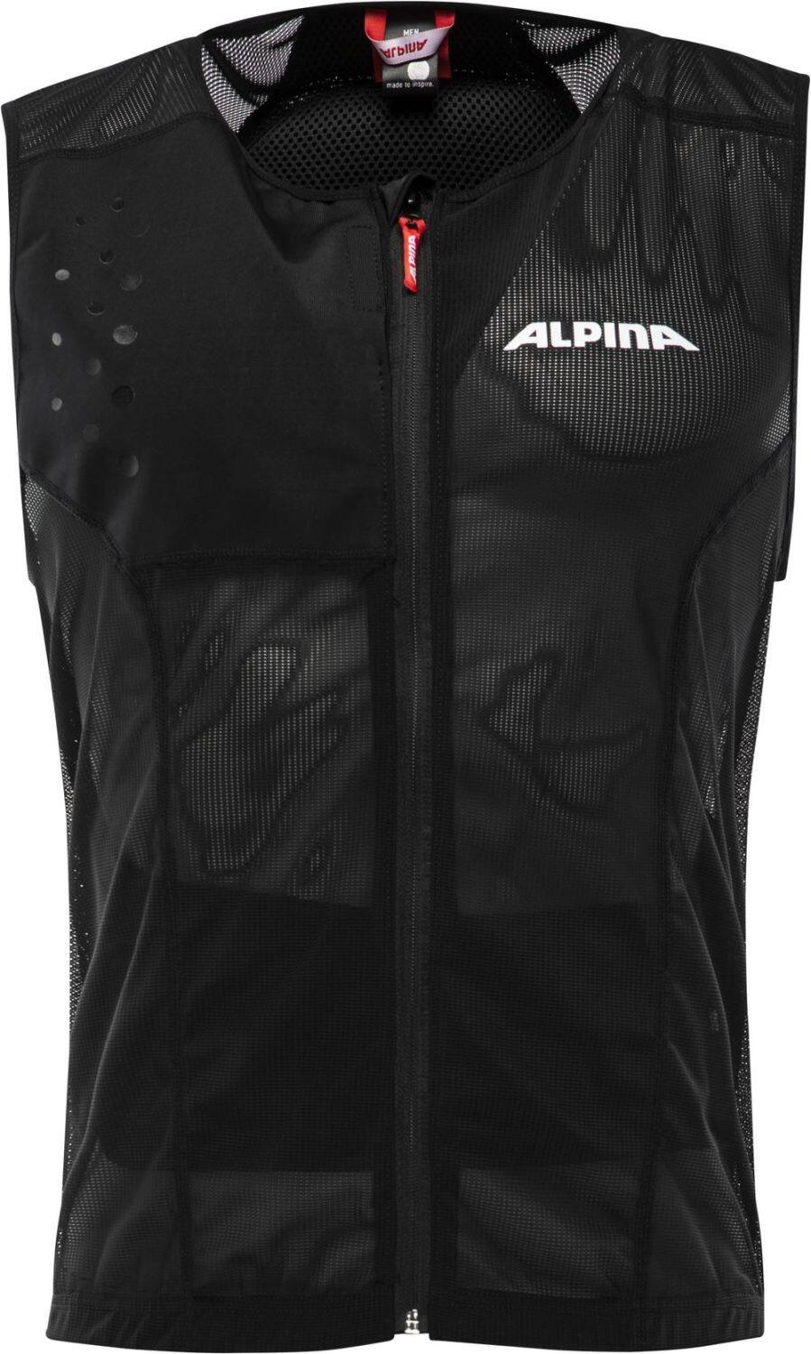 Alpina Proshield Men Vest Protektor (L = Körpergröße ca. 180-185 cm, 30 black) von Alpina