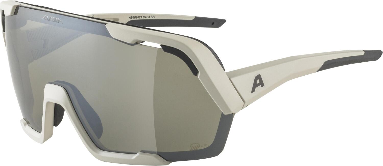 Alpina Rocket Bold Q-Lite Sportbrille (021 cool grey matt, Scheibe: silver mirror (S3)) von Alpina