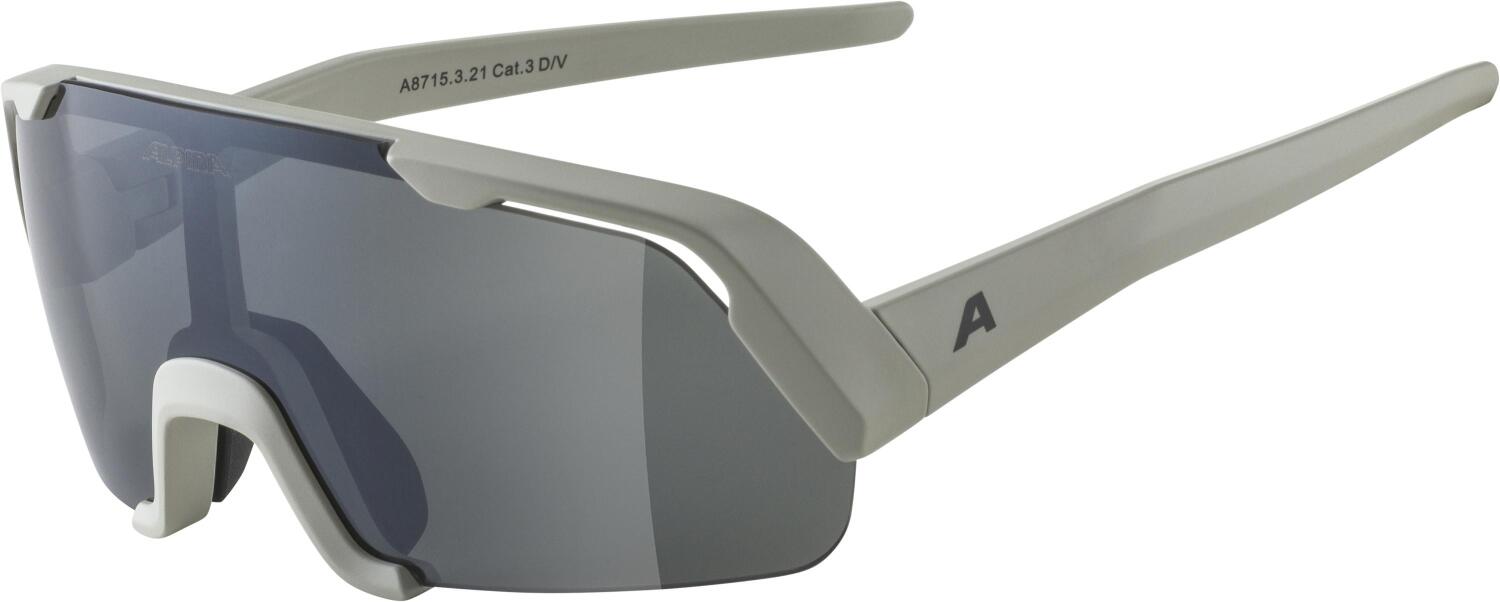 Alpina Rocket Youth Sportbrille (321 cool grey matt, Ceramic, Scheibe: black mirror (S3)) von Alpina