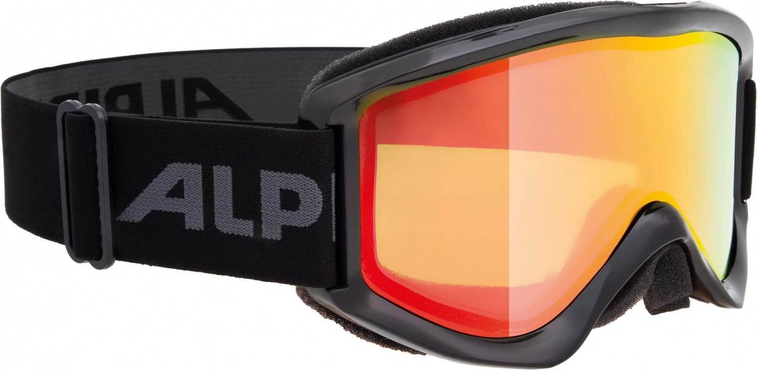 Alpina Smash 2.0 Multimirror Skibrille (839 schwarz, Scheibe: MIRROR orange (S2)) von Alpina
