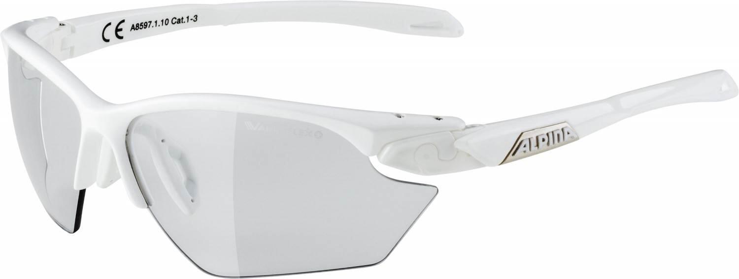 Alpina Twist Five HR small VL+ Sportbrille (110 white, Scheibe: Varioflex, black (S1-3)) von Alpina