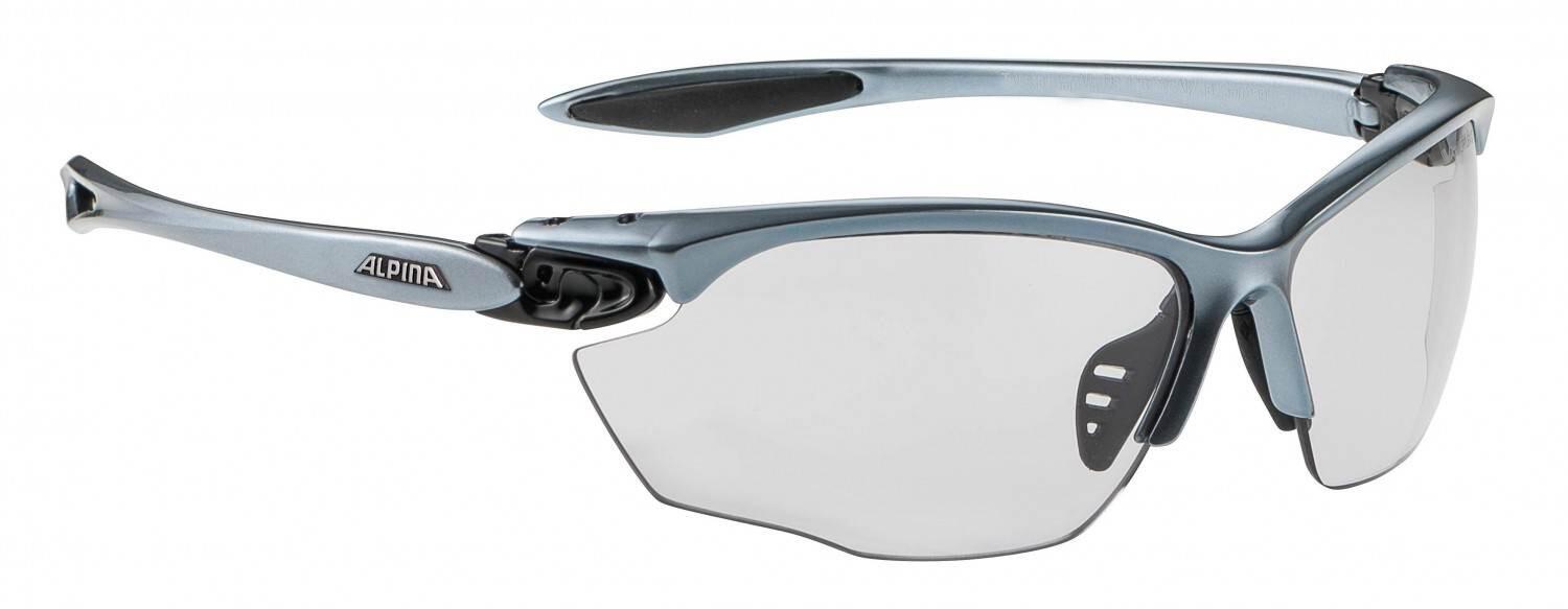 Alpina Twist Four Varioflex Sportbrille (Farbe: 125 tin/black, Scheibe: Varioflex black (S1-3)) von Alpina