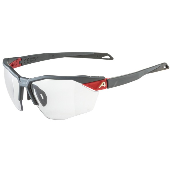 Alpina - Twist Six S HR V Cat. 1-3 - Sonnenbrille weiß;weiß/grau von Alpina