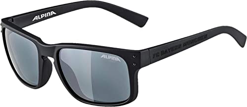 ALPINA KOSMIC - Verspiegelte und Bruchsichere Sonnenbrille Mit 100% UV-Schutz Für Erwachsene, FCB black matt, One Size von ALPINA