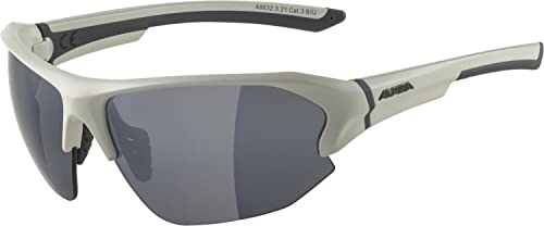 ALPINA LYRON HR - Verspiegelte und Bruchsichere Sport- & Fahrradbrille Mit 100% UV-Schutz Für Erwachsene, cool-grey matt, One Size von ALPINA