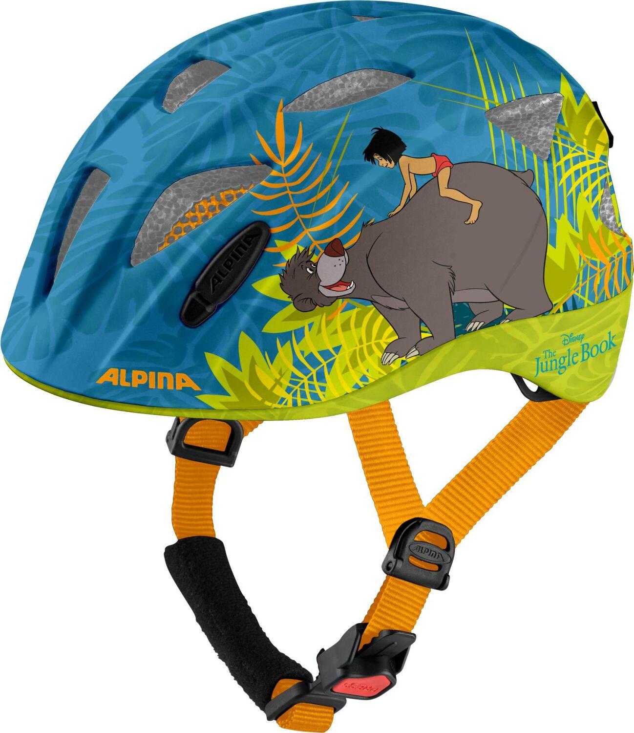 Alpina Ximo Kinder Fahrradhelm (47-51 cm, 70 Jungle Book gloss) von Alpina