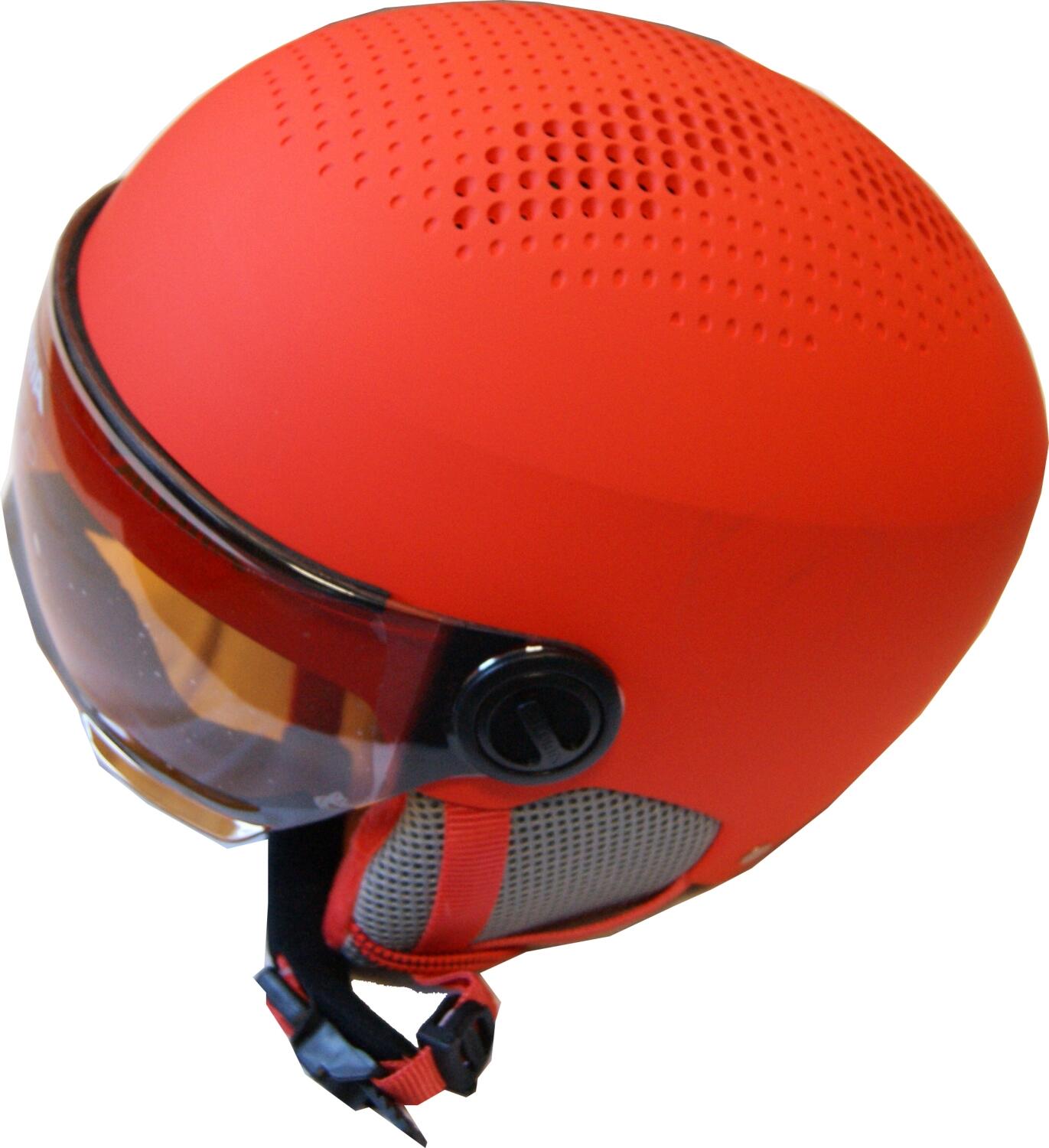 Alpina Zupo Visor Kinderskihelm (51-55 cm, 40 pumpkin/orange matt) von Alpina