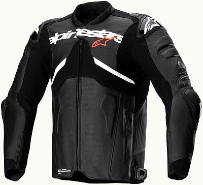 Alpinestars Atem V5, Lederjacke - Schwarz/Weiß - 50 von Alpinestars