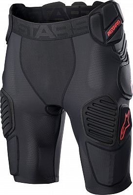 Alpinestars Bionic Pro, Protektoren-Shorts Level-1 - Schwarz/Rot - L von Alpinestars