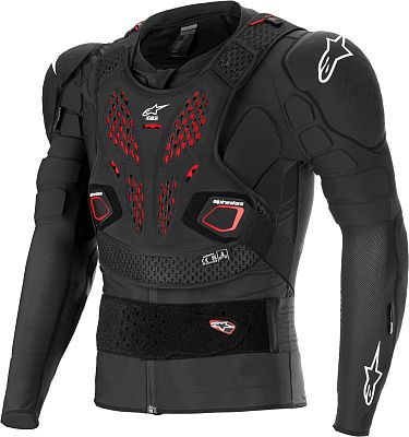 Alpinestars Bionic Pro V3 Plasma, Protektorenjacke - Schwarz/Rot/Weiß - L von Alpinestars