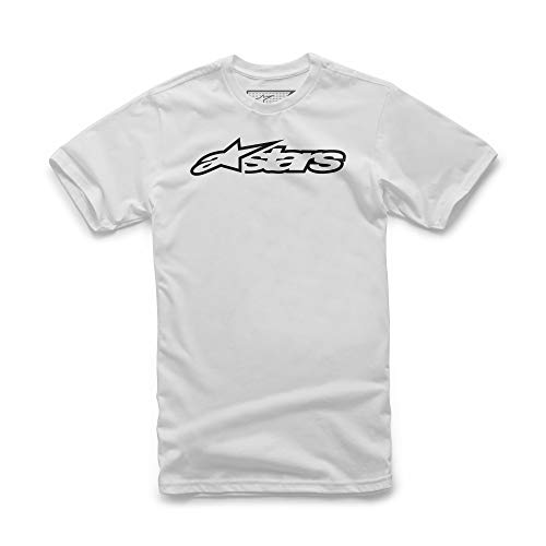 Alpinestars Blaze Classic - Herren T-Shirt, Weiß (WHITE/BLACK), S von Alpinestars