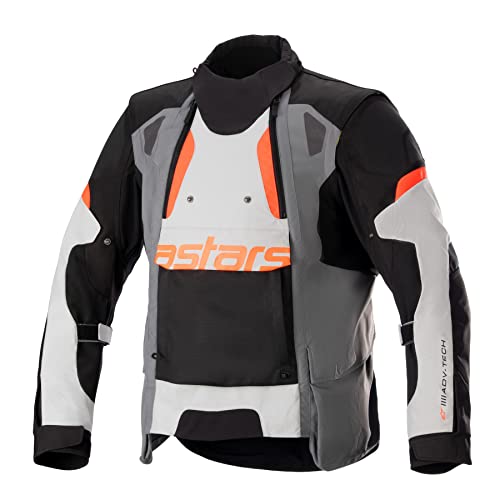Alpinestars Halo Drystar Motorrad Textiljacke (Black/Grey/Orange,L) von Alpinestars