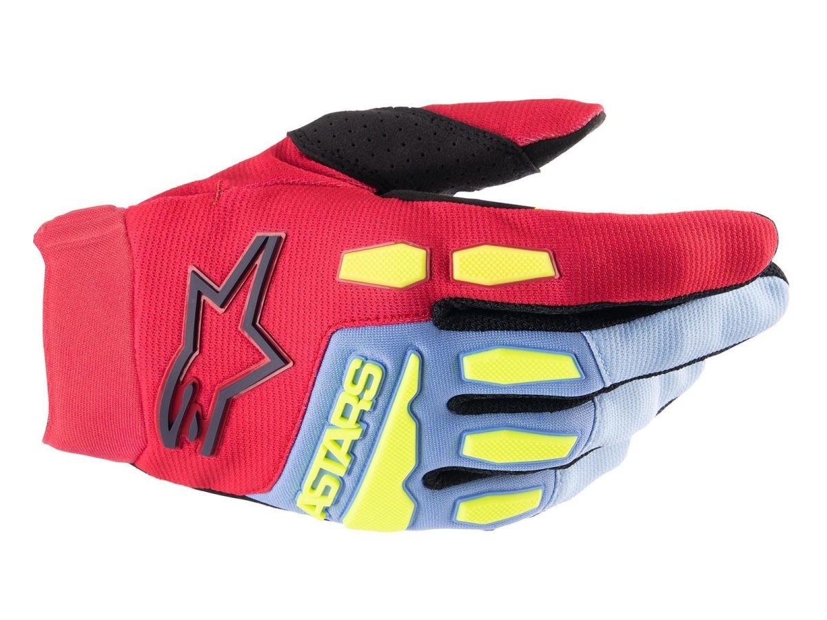 Alpinestars Handschuhe Full Bore Blu/Rd/Bk von Alpinestars