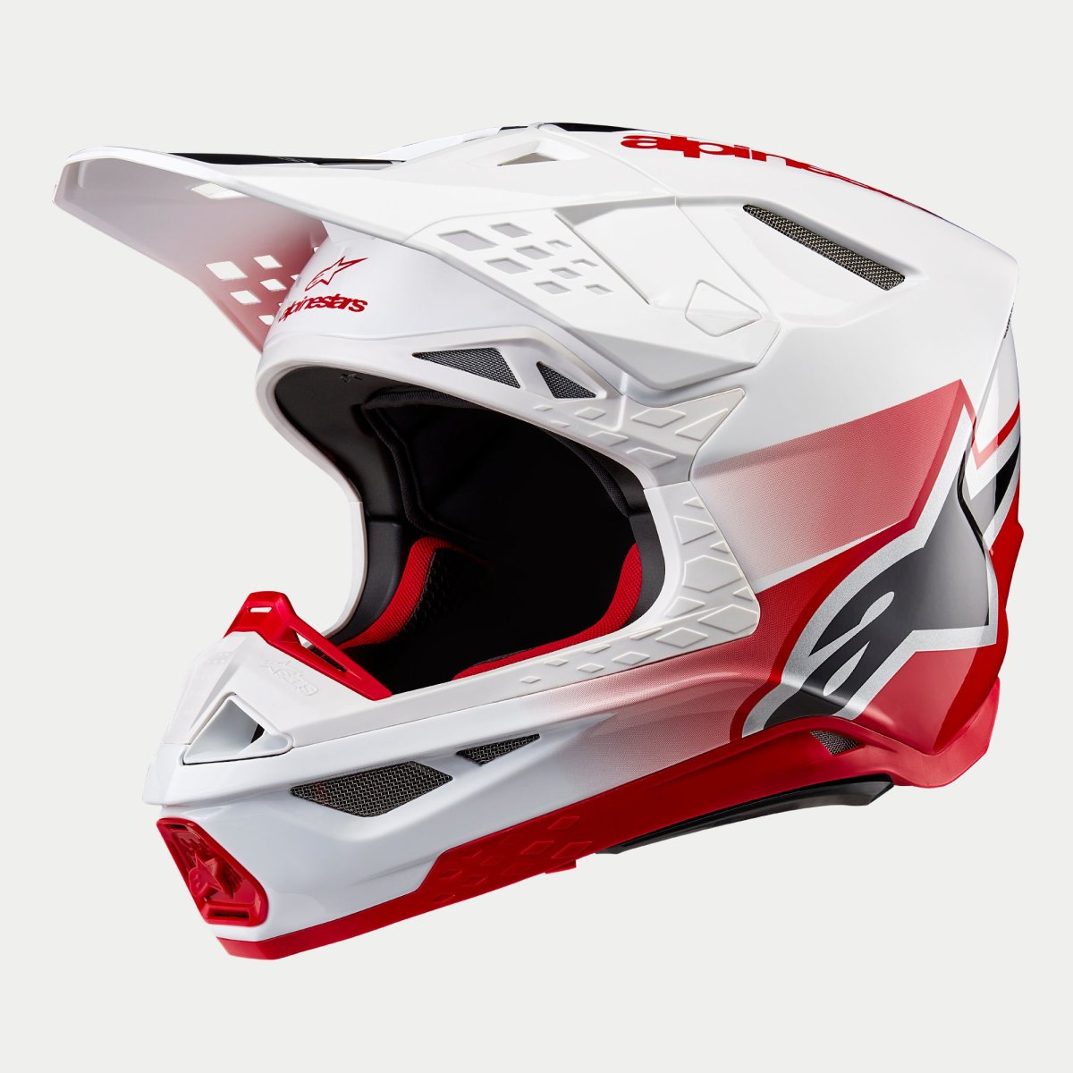 Alpinestars Helm Sm10 Unit Rd/W M von Alpinestars