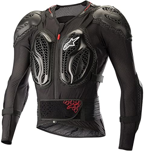 Alpinestar Bionic Pro Protection Jacke, langärmlig, Größe 2XL, Schwarz/Rot von Alpinestars