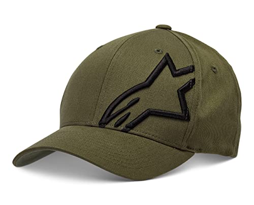 Alpinestars Herren Corp Shift 2 Flexfit Hat Baseball Cap, Military Green/Black, L-XL von Alpinestars