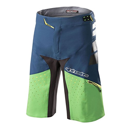Alpinestars Herren Drop Pro Shorts, Herren, Drop Pro Shorts, Poseidon Blue Summer Green, 36 von Alpinestars