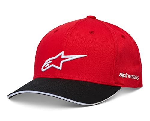 Alpinestars Herren Rostrum Hat Baseball Cap, Rot/Schwarz, Einheitsgröße von Alpinestars