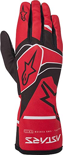 Alpinestars Karthandschuhe Tech 1-K Race V2 SOLID rot/schwarz/grau XL von Alpinestars