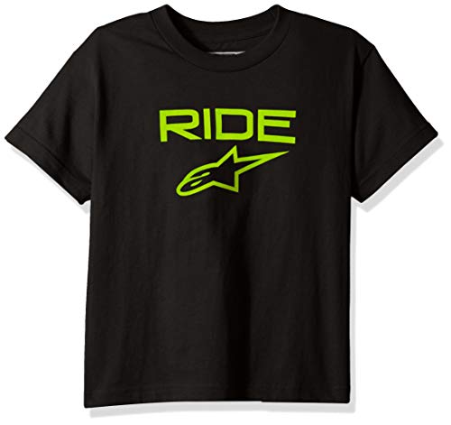 Alpinestars Kinder Kid's Ride 2.0 T T-Shirt, Schwarz Grün, XL von Alpinestars