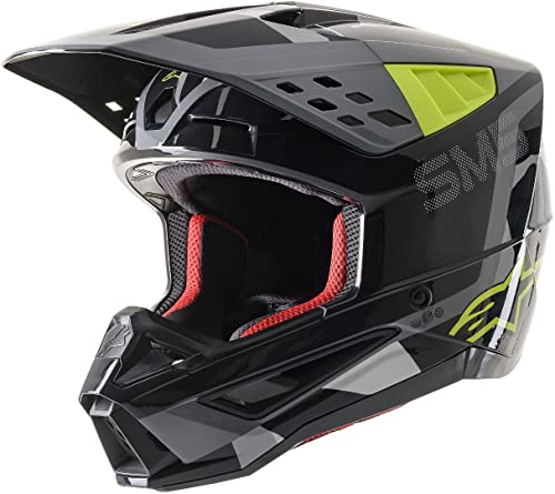 Alpinestars Motocross-Helm Supertech S-M5 Grau Gr. M von Alpinestars