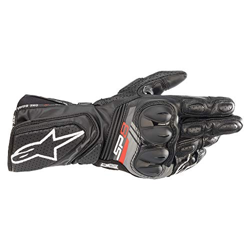 Alpinestars Motorradhandschuhe kurz Motorrad Handschuh SP-8 V3 Sporthandschuh schwarz 3XL, Unisex, Sportler, Ganzjährig, Leder von Alpinestars