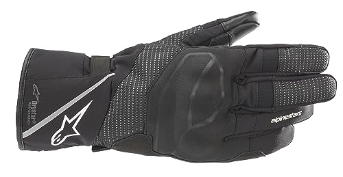 Alpinestars Motorradhandschuhe lang Motorrad Handschuh Andes V3 Drystar Handschuh lang schwarz L, Unisex, Enduro/Adventure, Ganzjährig, Textil von Alpinestars