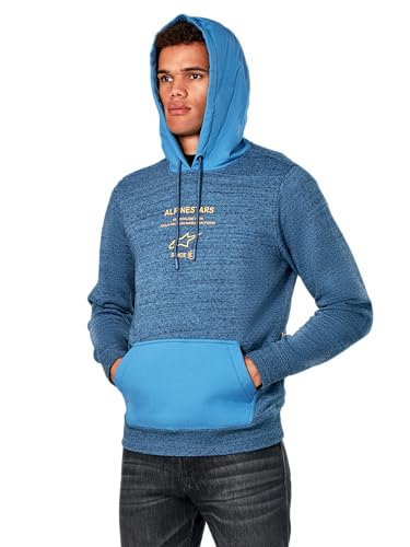 Alpinestars Occurance Hoodie Kapuzenpullover für Herren Fleece Sweatshirt mit Kapuze Blau XL von Alpinestars
